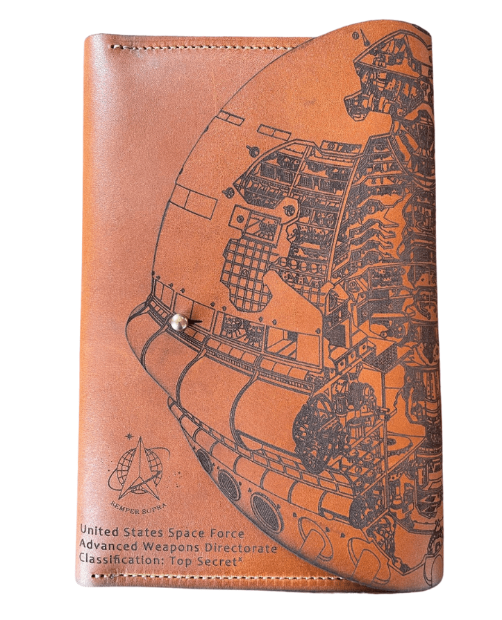Space Force Special Edition Leather Journal - ShopAFA