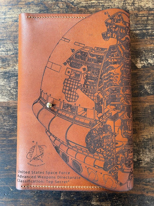 Space Force Special Edition Leather Journal - ShopAFA