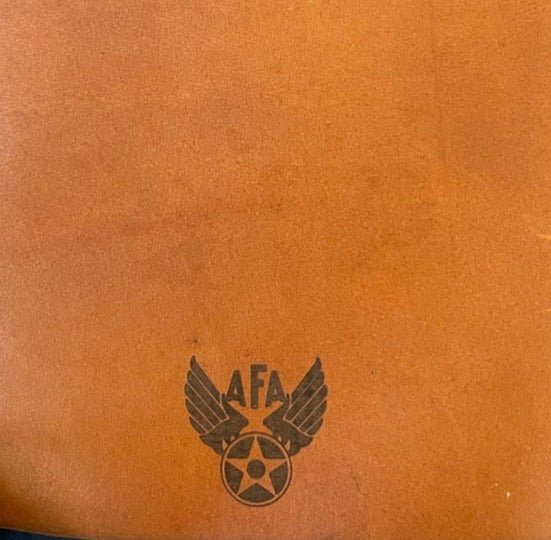 SR-71 Blackbird Special Edition Leather Journal, AFA logo