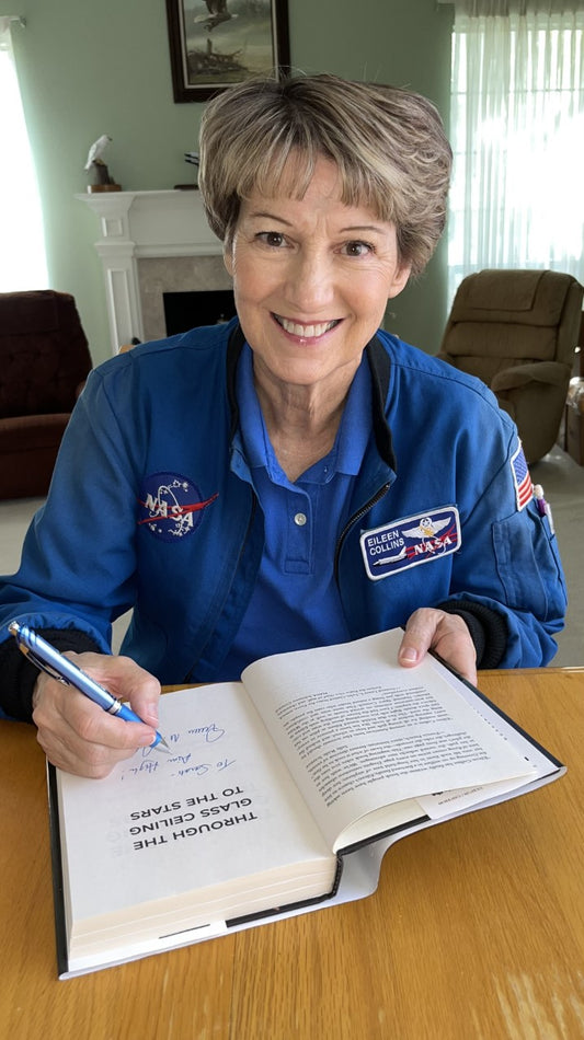 Through the Glass Ceiling to the Stars: The Story of the First American Woman to Command a Space Mission, Signed by Col. Eileen M. Collins